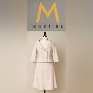 Mantles Women's Pink Skirt Set